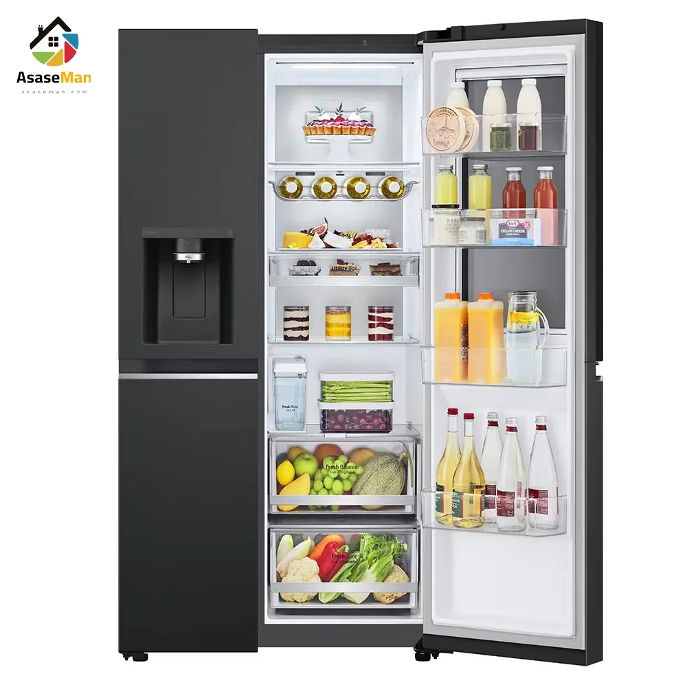 ظرفیت قسمت یخچال، یخچال فریزر ال جی مدل X287