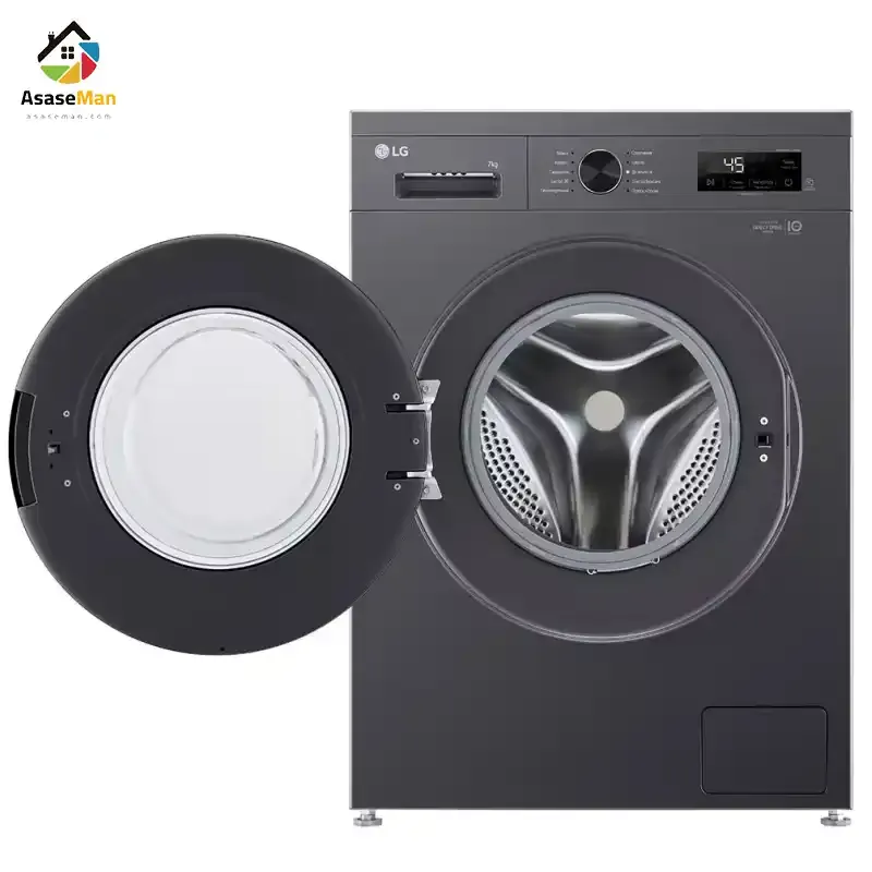 درب باز دیگ ماشین لباسشویی ال جی مدل F2Y1 ظرفیت 7 کیلو