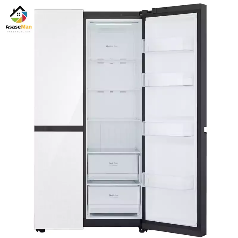 طبقه بندی داخلی یخچال فریزر ال جی مدل B287
