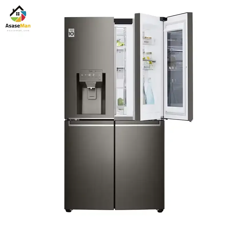 طراحی Door In Door یخچال فریزر ال جی مونتاژ کره مدل X24