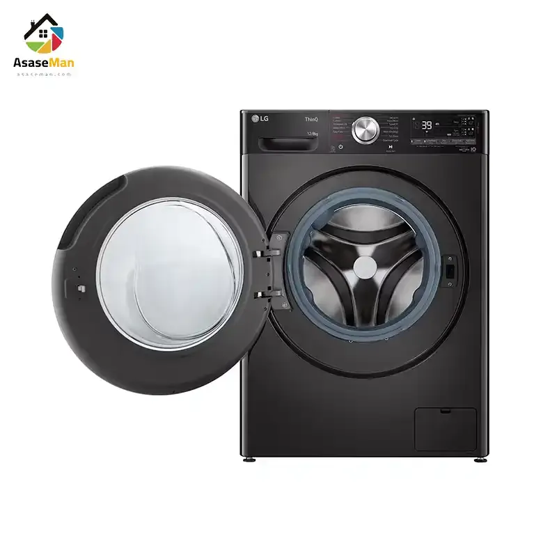 درب باز ماشین لباسشویی ال جی V9