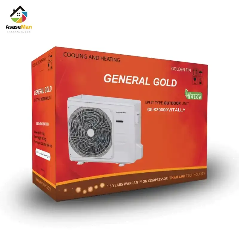 کارتون تونیت خارجی کولر گازی جنرال گلد ویتالی مدل GG-MS30