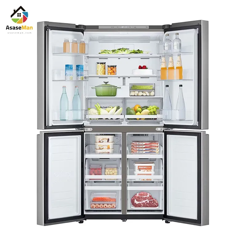 فضای داخلی یخچال فریزر ال جی B334
