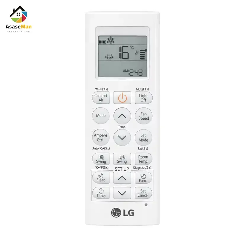 ریموت کنترل کولر گازی ال جی مدل BMP26T4