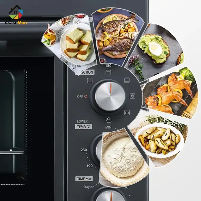 برنامه های غذایی آون توستر توشیبا مدل TL-MC40EZF