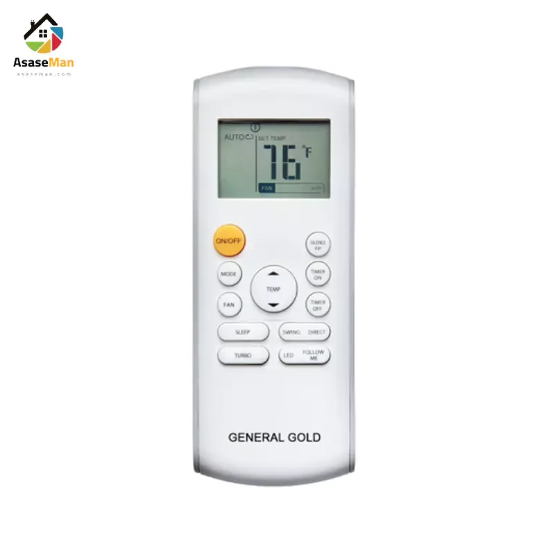 ریموت کولر گازی جنرال گلد 12000 پلاتینیوم مدل GG-MS12000