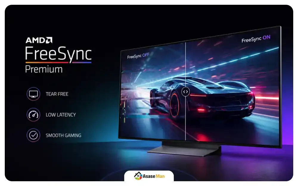 فناوری AMD FreeSync Premium تلویزیون ال جی مدل OLED C6 ساخت 2026