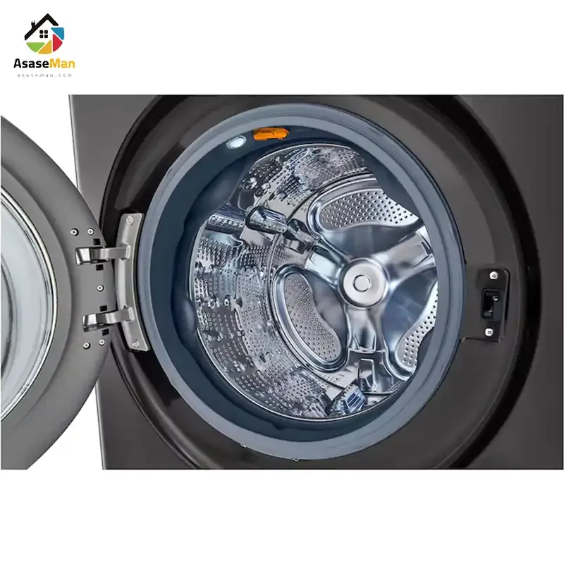دیگ استیل ماشین لباسشویی ال جی واش تاور WK2116BST