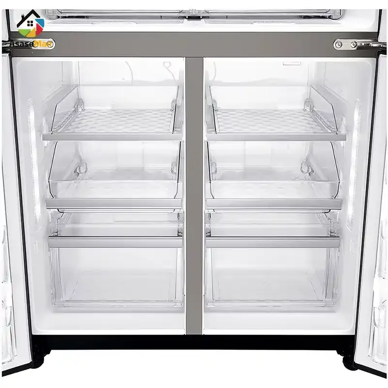 طبقات قسمت فریزر، یخچال فریزر ال جی X31