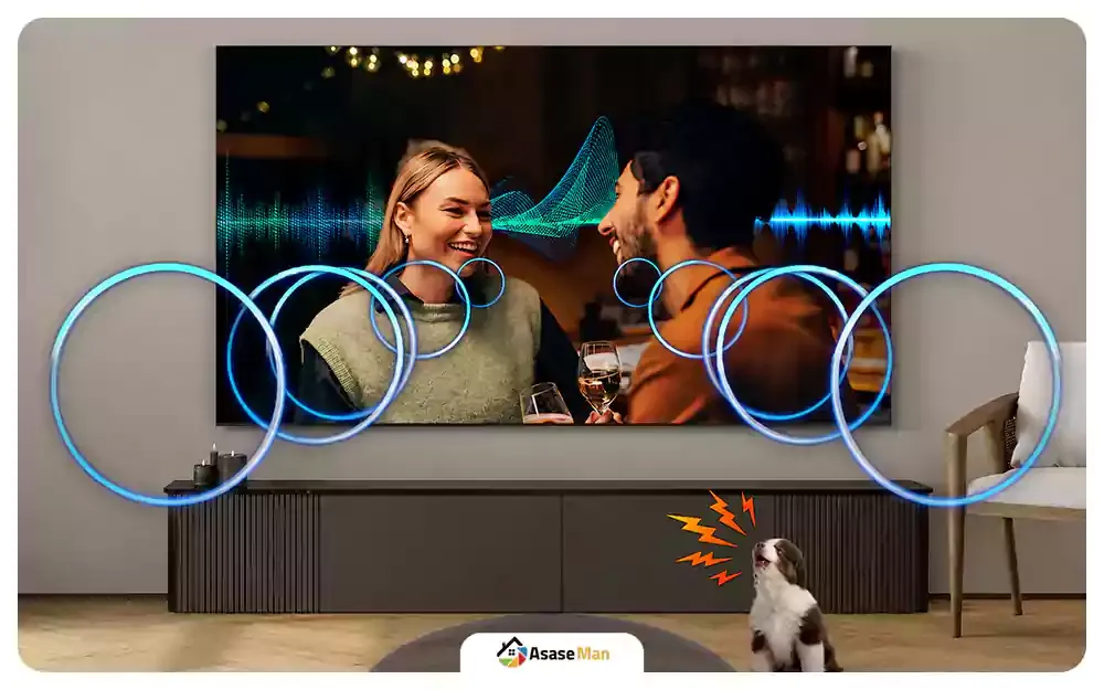 کیفیت صدا تلویزیون سامسونگ QN70F