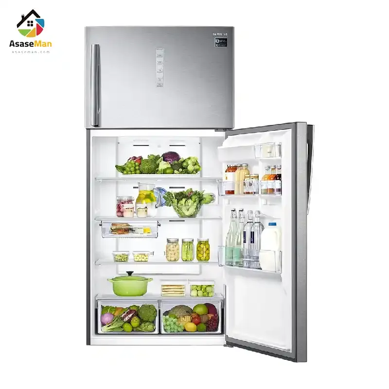 ظرفیت یخچال در یخچال فریزر بالا پایین سامسونگ RT62K7160SL