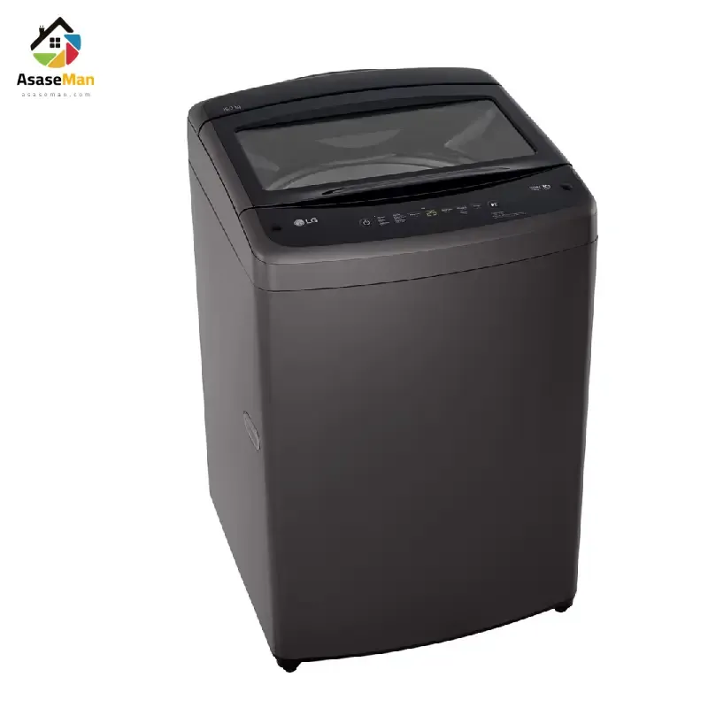 نما از راست ماشین لباسشویی و پتو شور ال جی مدل T16V1NDHT7