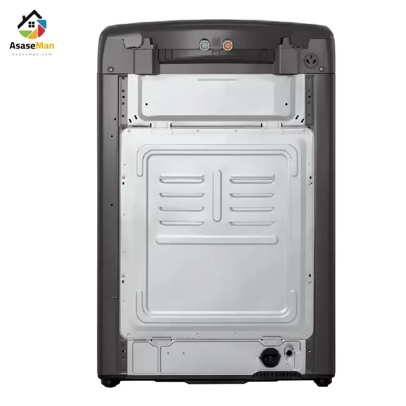 پشت ماشین لباسشویی و پتو شور ال جی مدل T16V1NDHT7