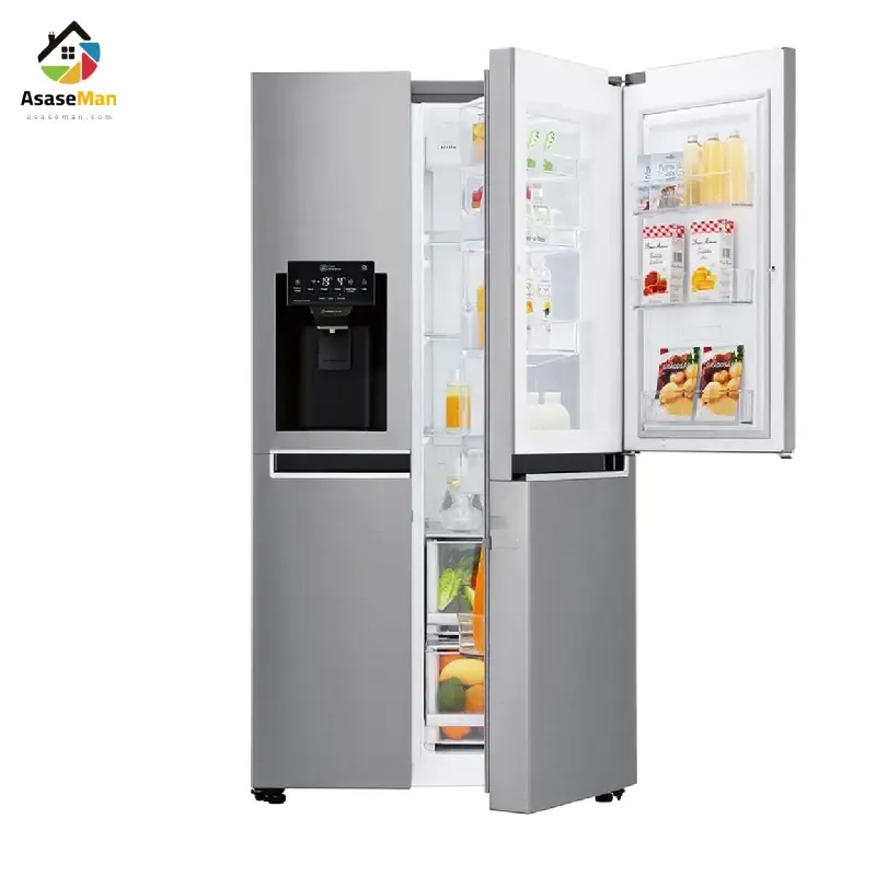 door in door یخچال فریزر ساید بای ساید ال جی J277