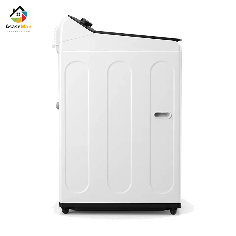 نمای بغل ماشین لباسشویی و پتو شور ال جی مدل T19X2EHHT7