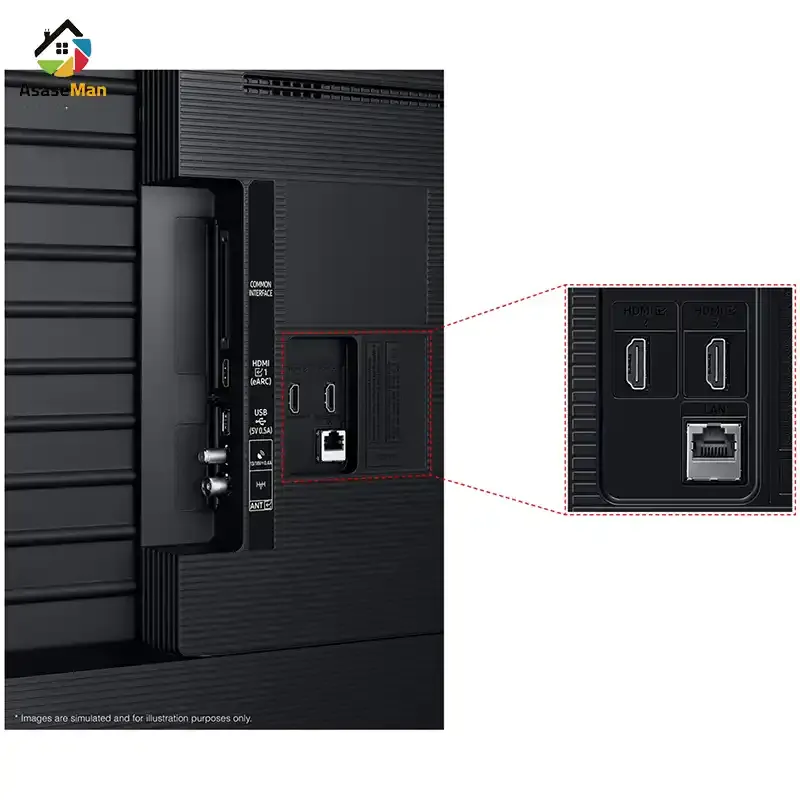 پورت های تلویزیون سامسونگ U8092F