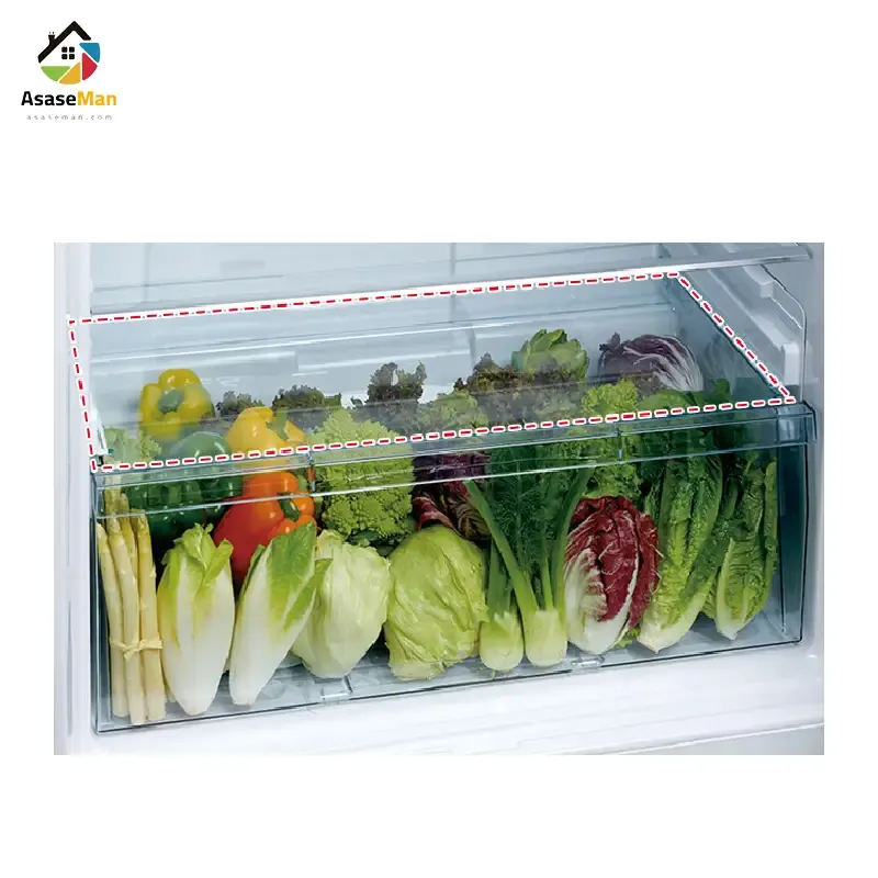 کشو میوه و سبزیجات در یخچال فریزر هیتاچی مدل RV760