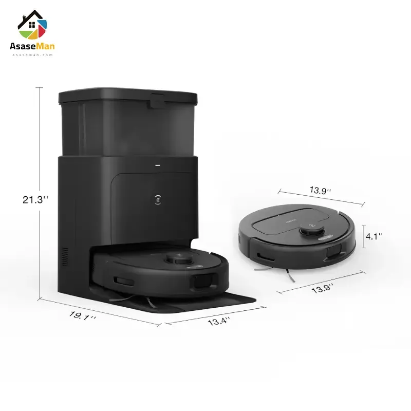 ابعاد جارو رباتیک اکووکس مدل N30 Pro Omni