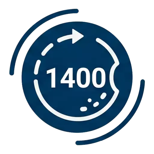 لباسشویی 1400 دور