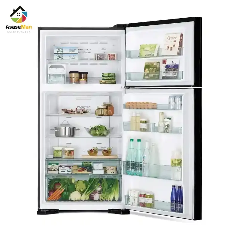 ظرفیت داخلی یخچال فریزر هیتاچی مدل RV765