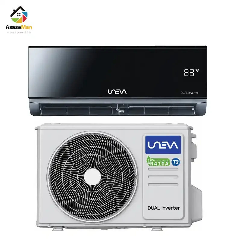 کولرگازی یونیوا 18000 پنل مشکی UN-MS18 VEVO-5