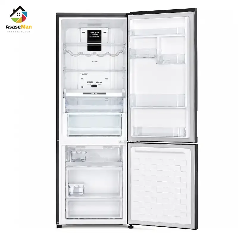 نمای داخلی یخچال فریزر دوقلو هیتاچی مدل R-BG410 PUK6X-4