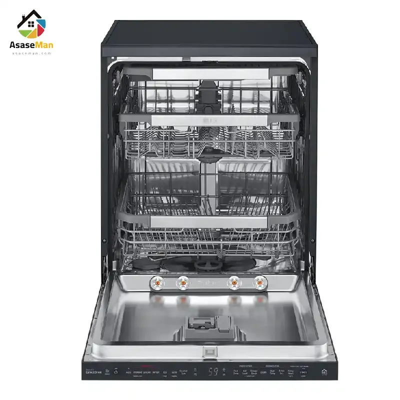 نمای رو به رو با فضای خالی ماشین ظرفشویی ال جی مدل DFB325HM