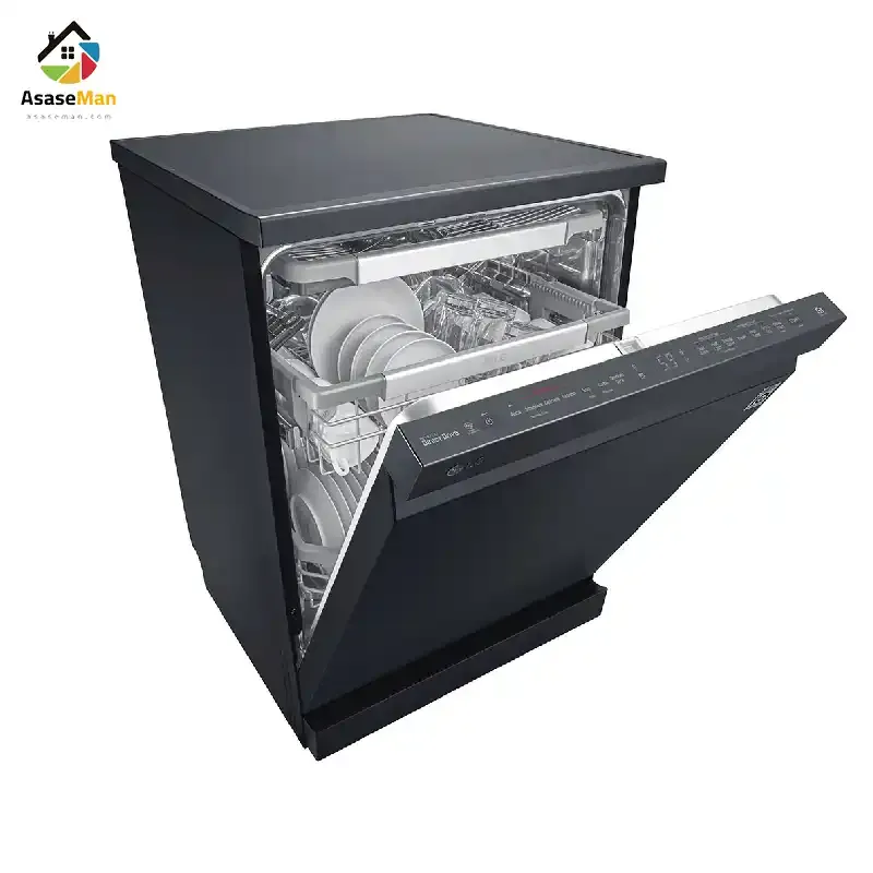 درب نیمه باز از راست ماشین ظرفشویی ال جی مدل DFB325HM