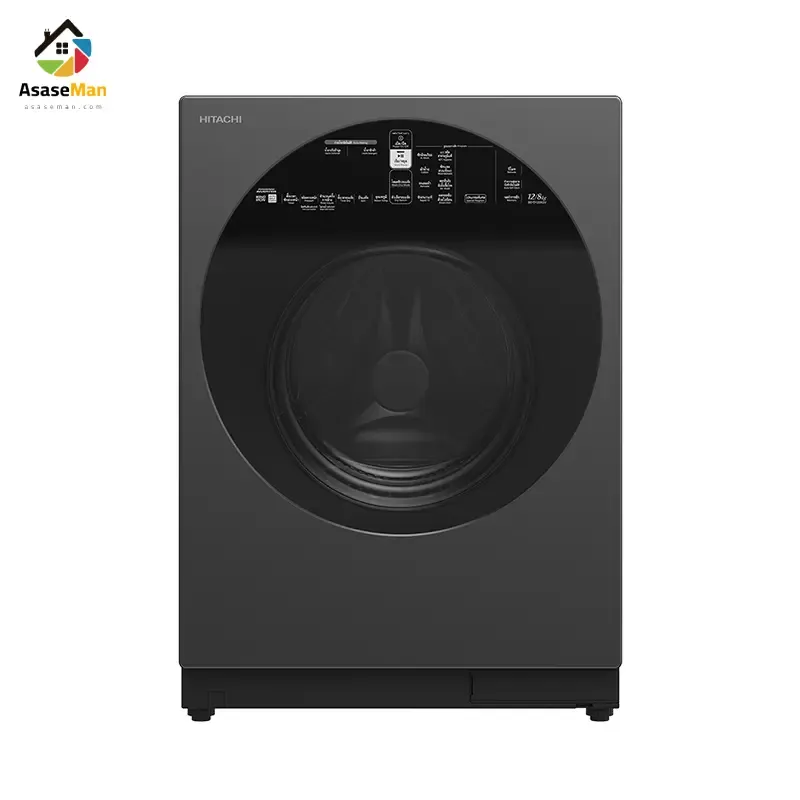 ماشین لباسشویی هیتاچی مدل BD-D120 رنگ دودی