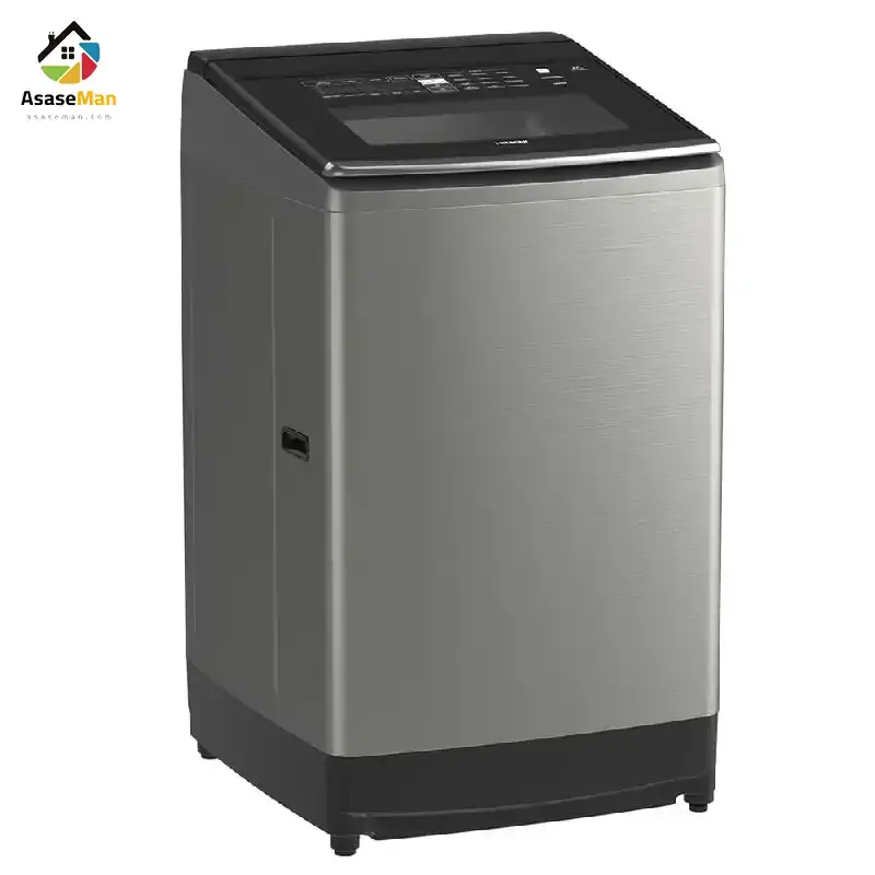 نمای دیگر کج ماشین لباسشویی و پتو شور هیتاچی مدل Sf-p170zcv