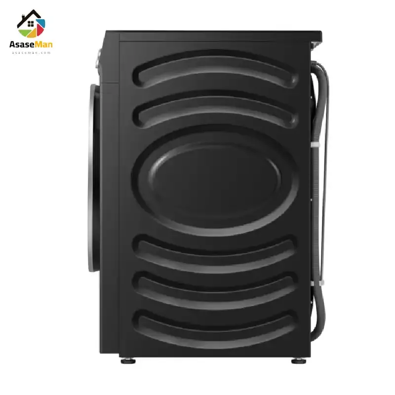نمای بغلی ماشین لباسشویی هایسنس WF5S1045BB