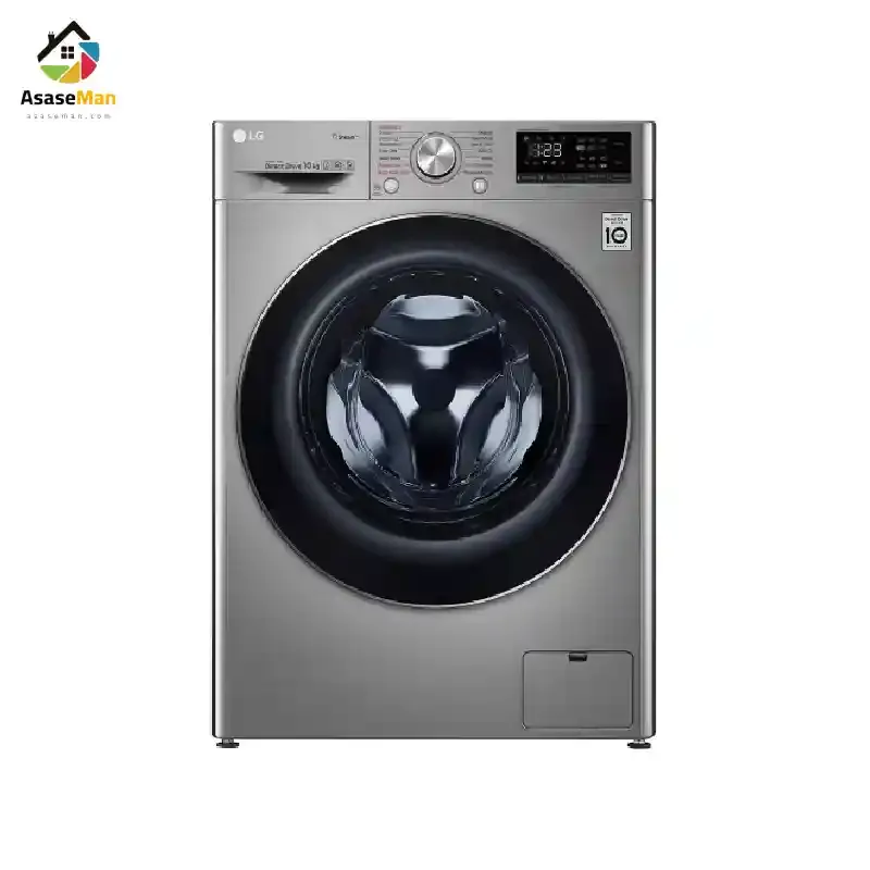 ماشین لباسشویی ال جی مدل F4V5 رنگ سیلور