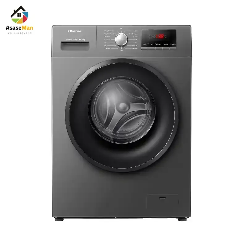 ماشین لباسشویی هایسنس مدل WFPV8012 رنگ دودی