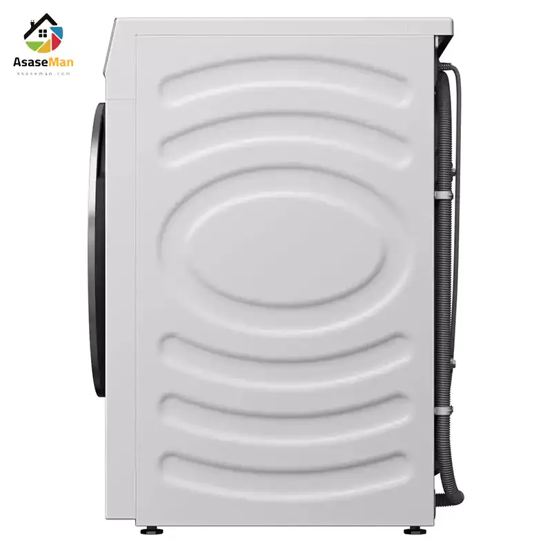 نمای بغل ماشین لباسشویی هایسنس 12کیلو مدل WD5S1245BW