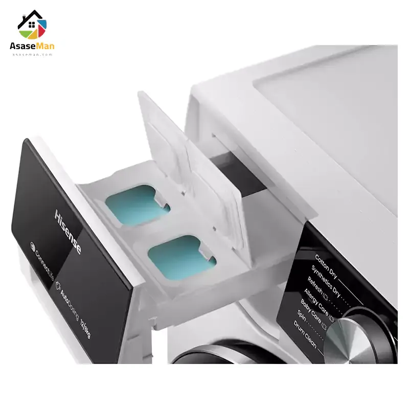 محفظه شوینده ماشین لباسشویی هایسنس 12کیلو مدل WD5S1245BW