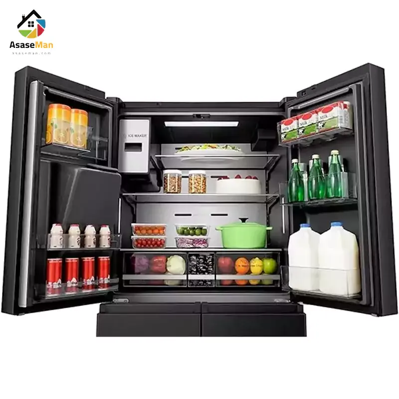 قسمت یخچال نمای داخلی یخچال فریزر  RQ759N4IBU1