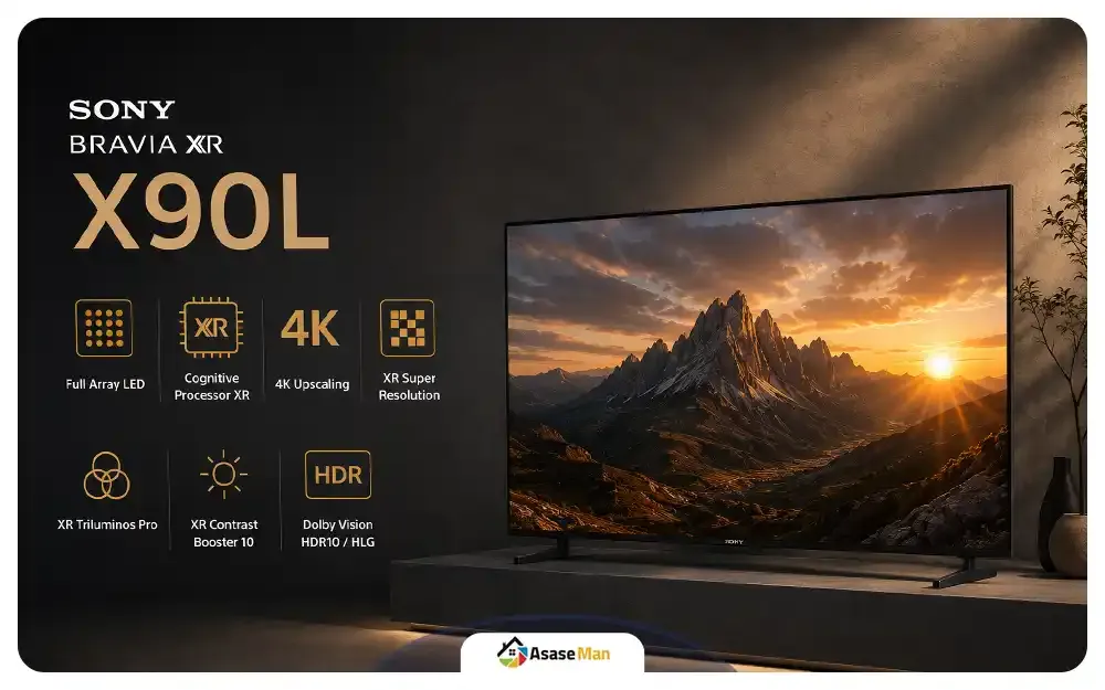 کیفیت تصویر تلویزیون سونی مدل X90L