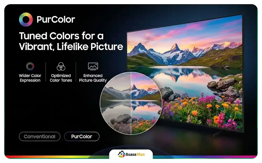 فناوری PurColor تلویزیون سامسونگ Du7000