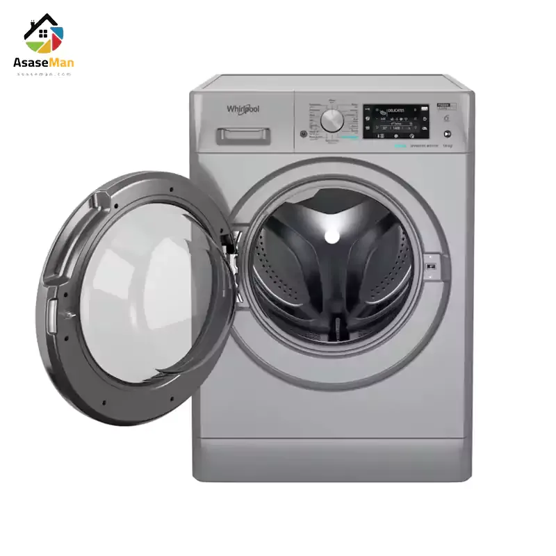 نمای درب باز  لباسشویی ویرپول FFD10449CV GCC