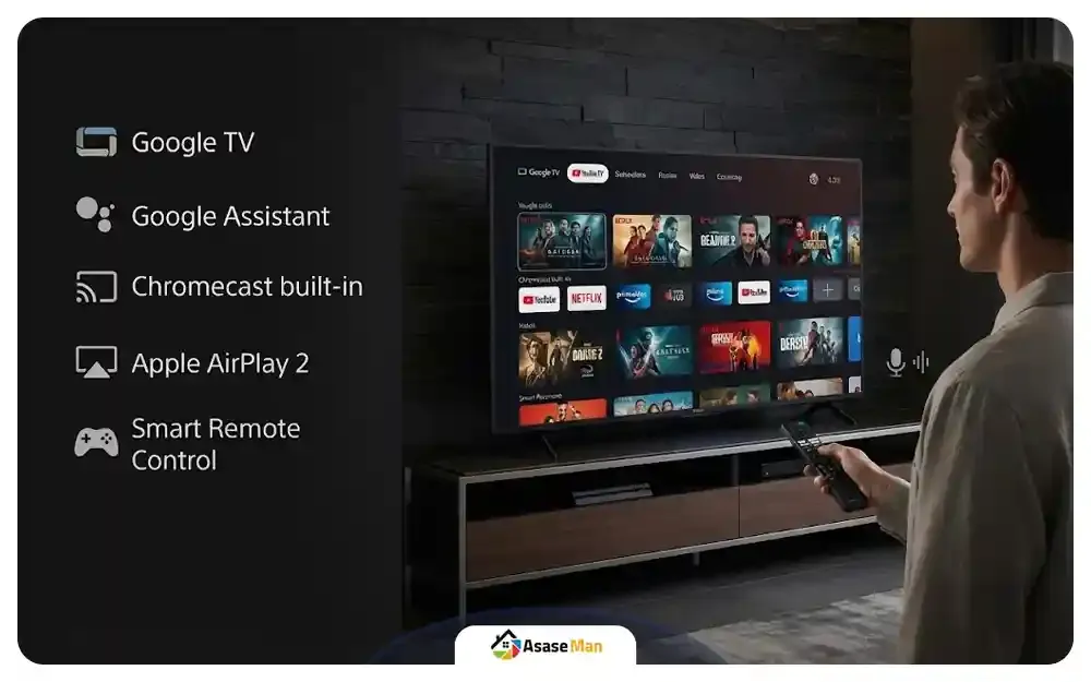 سیستم عامل SONY TV X75K