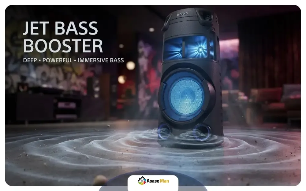 فناوری Jet Bass Booster اسپیکر سونی V43D