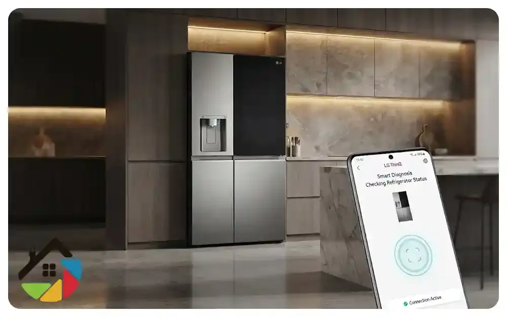 Smart Diagnosis یخچال فریزر ال جی X348